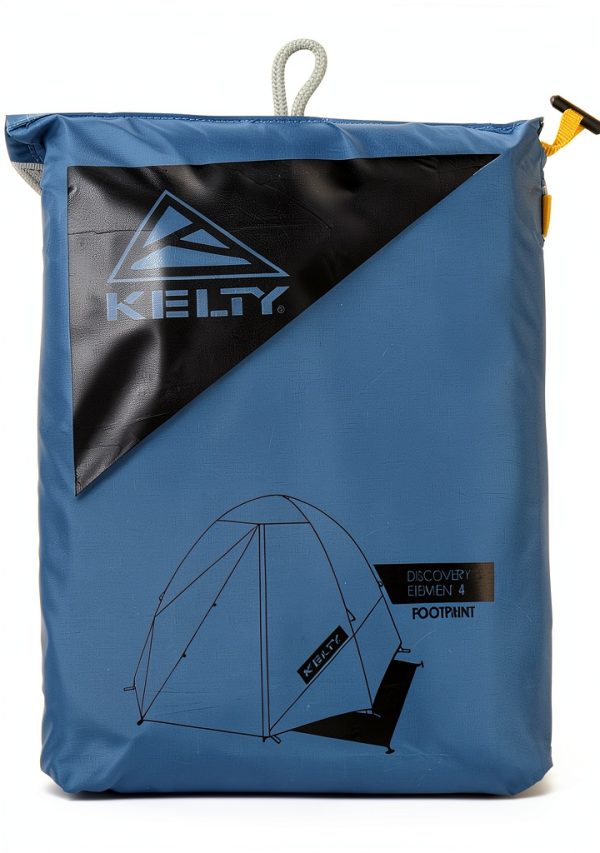 Kelty Discovery Element 4 Person Tent Footprint Agean Blue-0